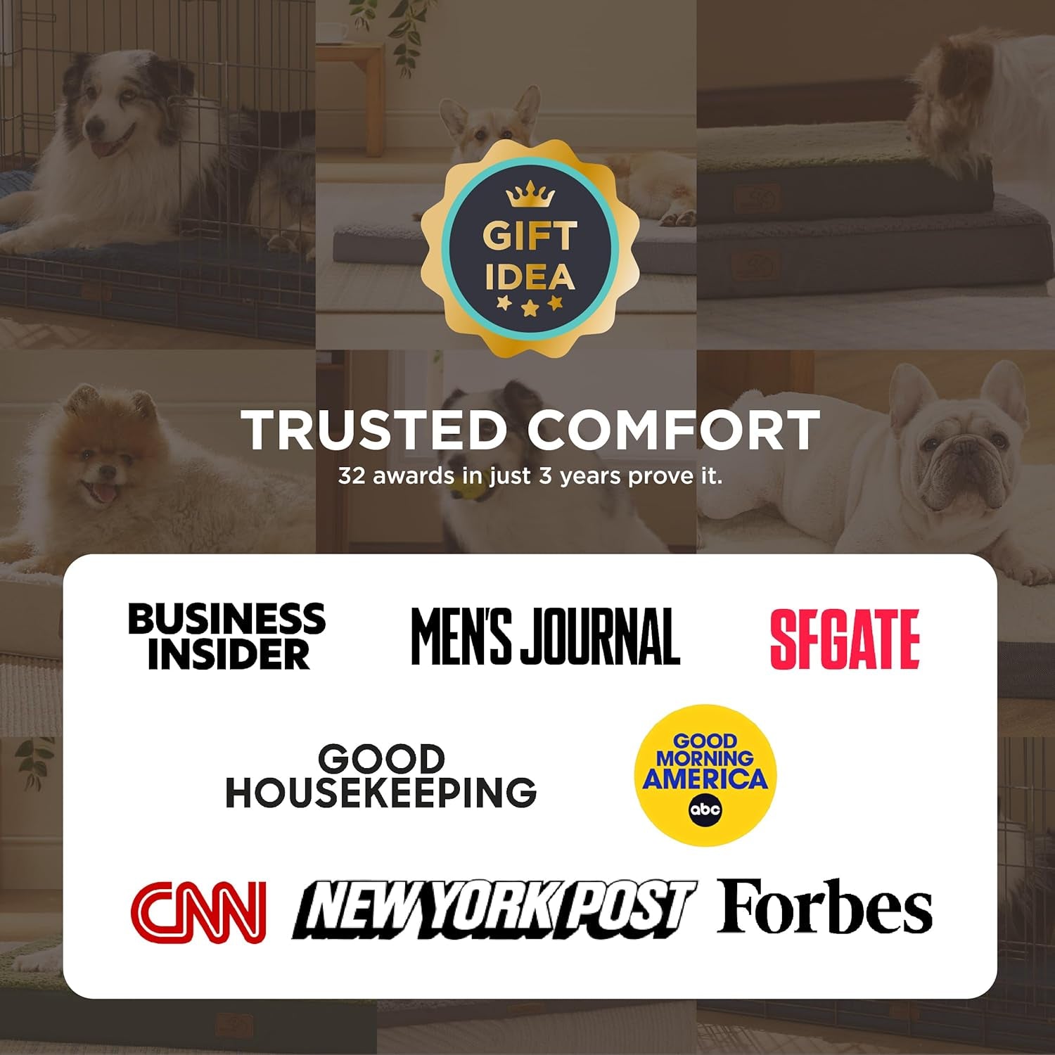 XL Dog Beds Large Sized Dog -Orthopedic Flat Extra Large Pet Beds with Removable Washable Cover, Egg Crate Foam Mat, Suitable for Pet up to 100 Lbs
